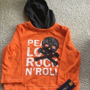 Peace, Love, Rock n Roll T shirt 3T